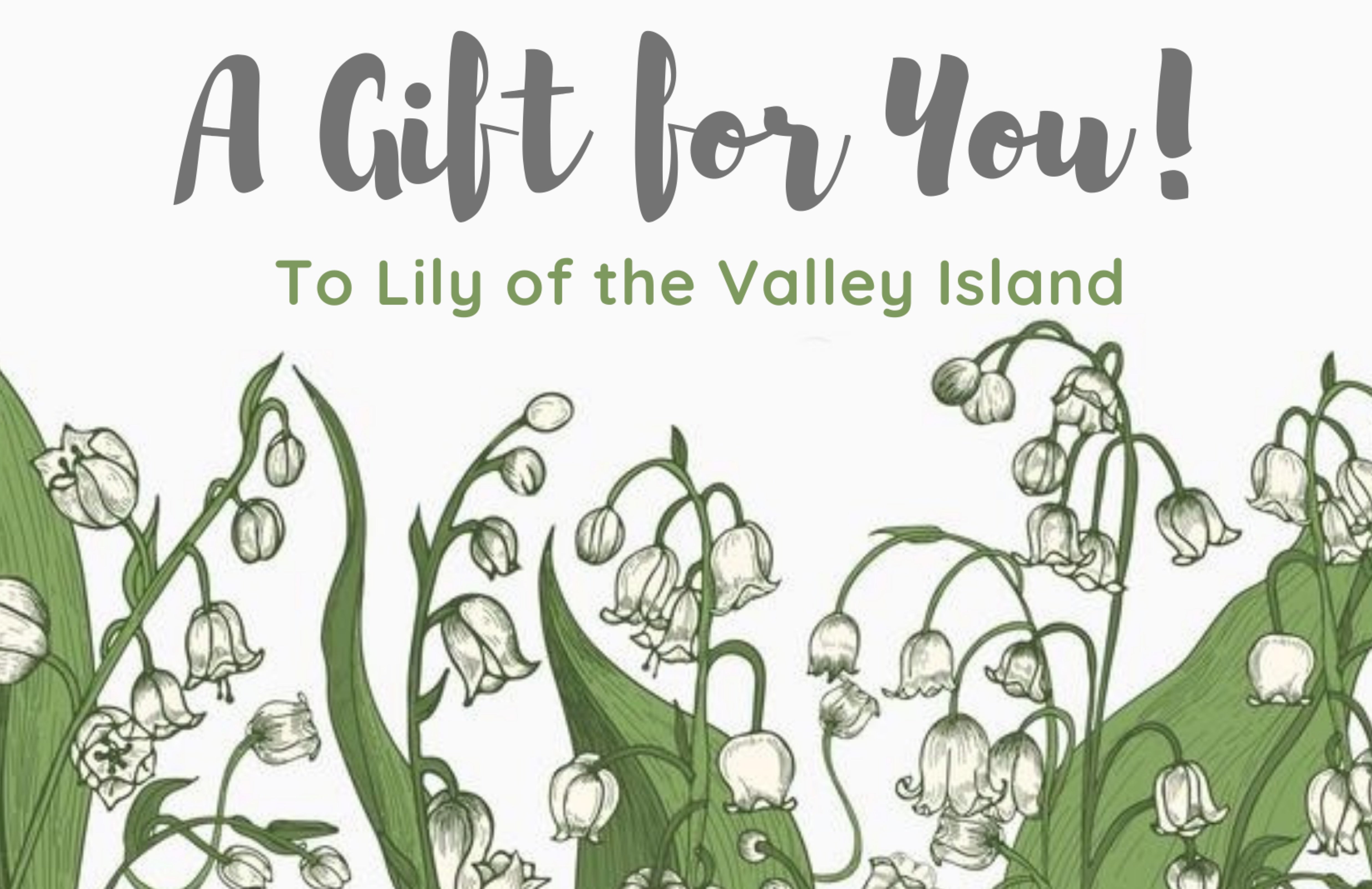 Order ACNH Lily of the Valley Island eGift Cards