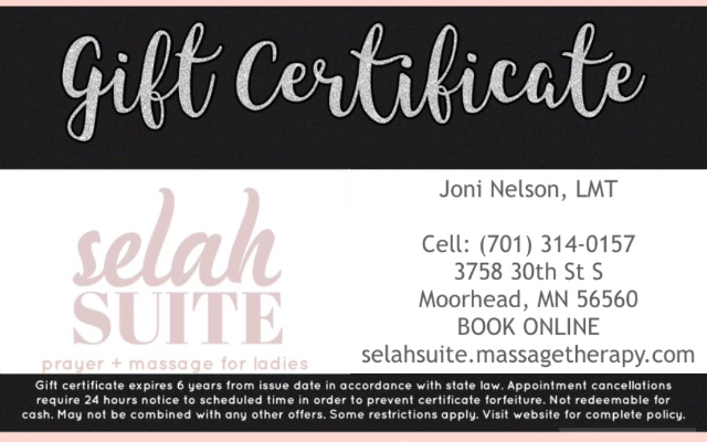 Selah Suite ~ Joni, LMT