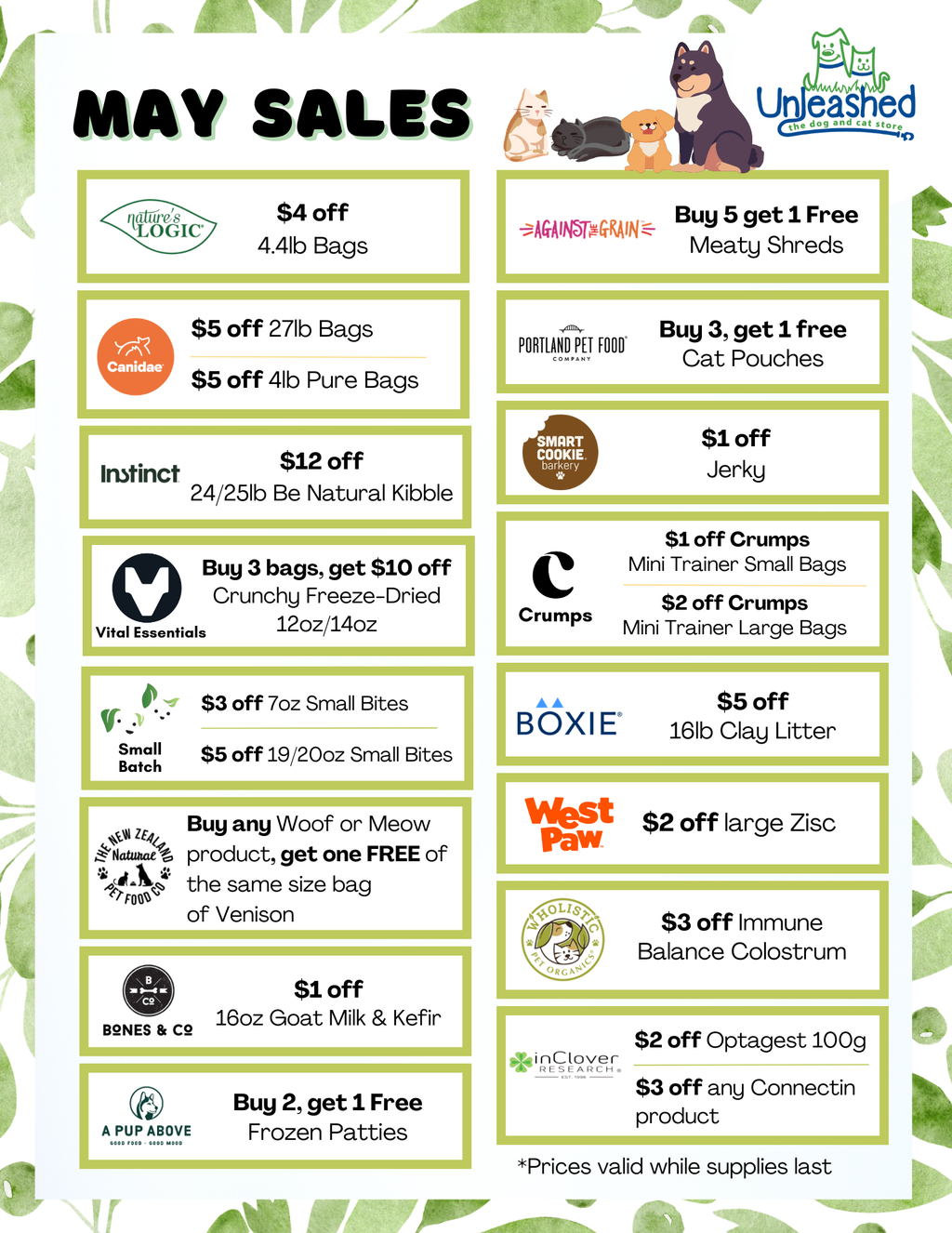 May Promos page 1