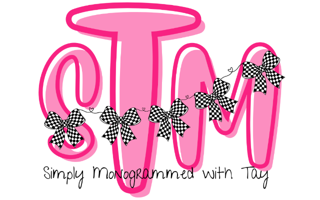Simply Monogrammed with Tay