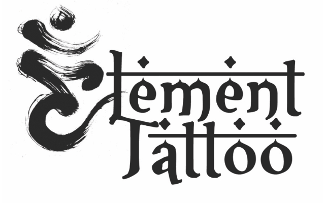 Original Element Tattoo e-gift card with black logo on a white background