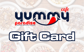 Gift cards | Yummy Paradise - Crepes, Waffles & More!
