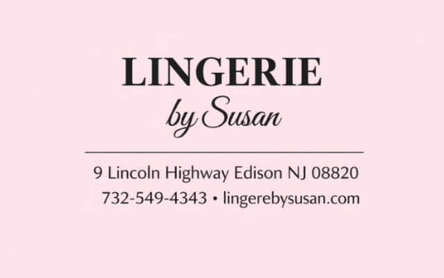 Lingerie by Susan