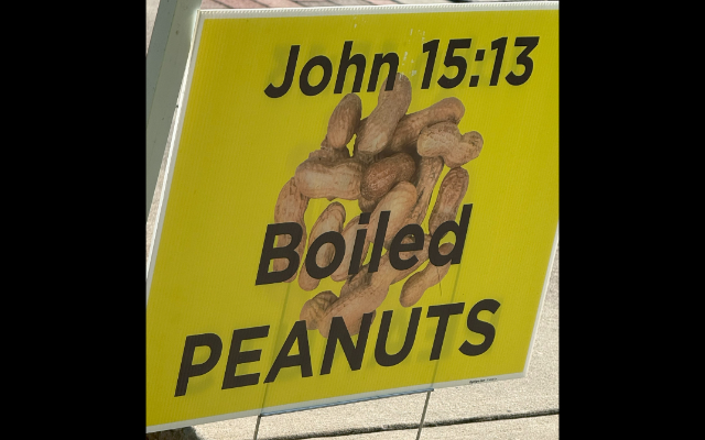 John 15:13 Boiled Peanuts
