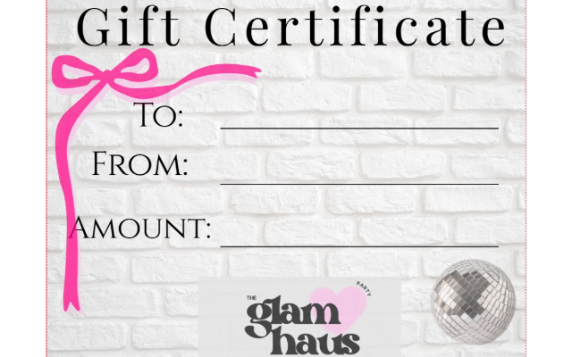 The Glam Haus Party