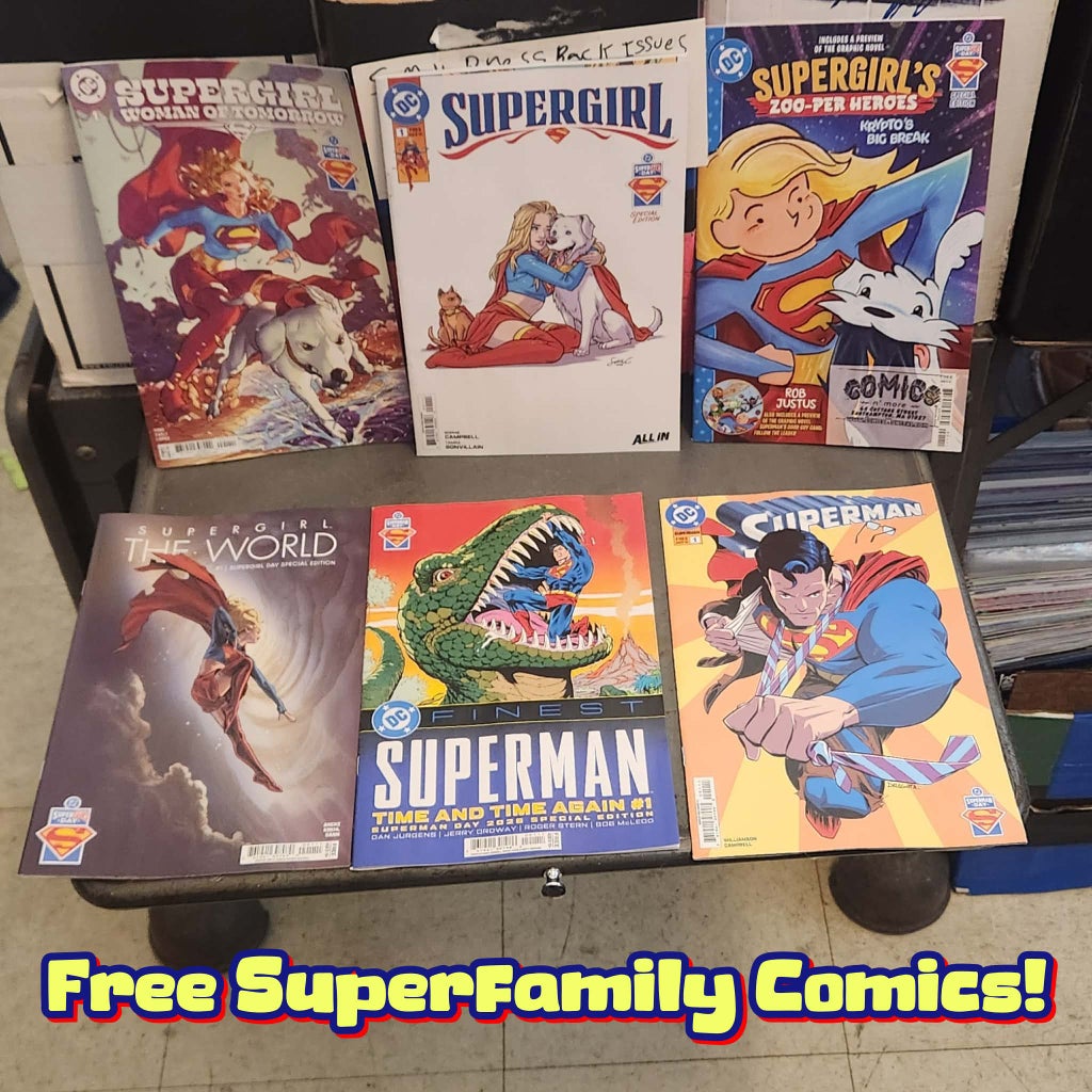 6 free superfamily comics 