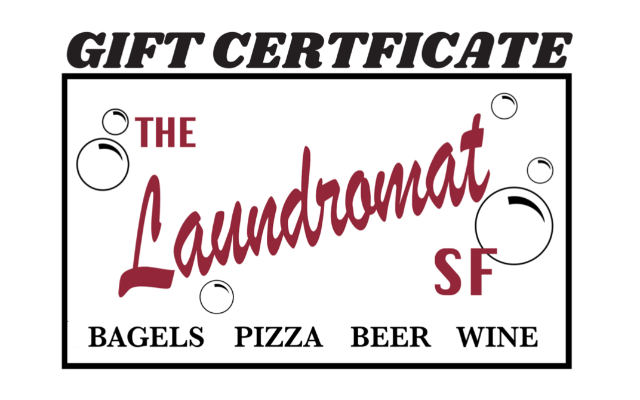 Bagel/Pizza money to The Laundromat SF