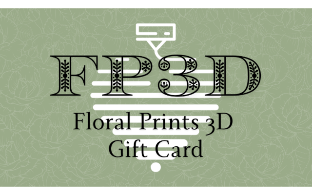 Floral Prints 3D