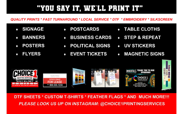 Choice 1 Printing Services