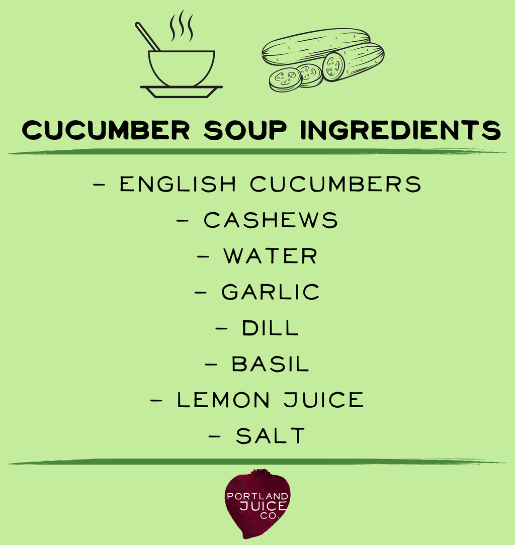 🥒 Keep It Cool With Our Cucumber Soup 🥒 Portland Juice Co.