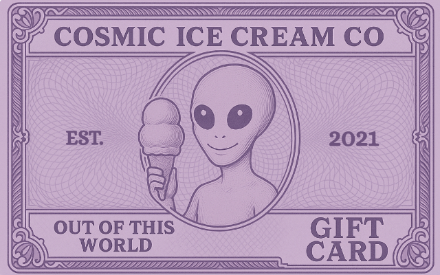 Cosmic Ice Cream