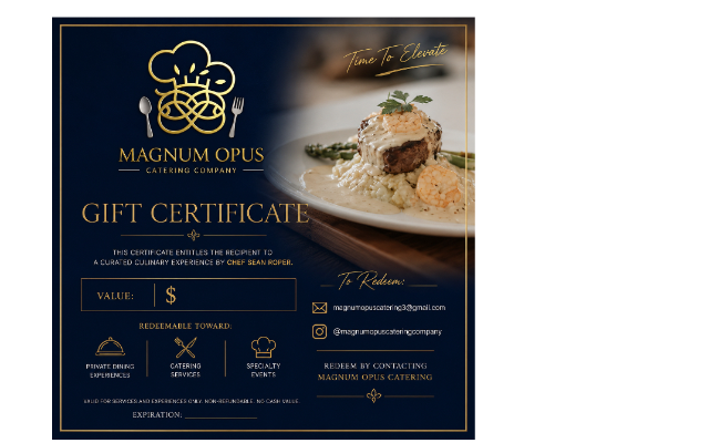 Magnum Opus Catering Company LLC
