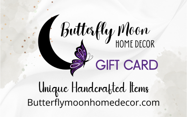 Butterfly Moon Home Decor