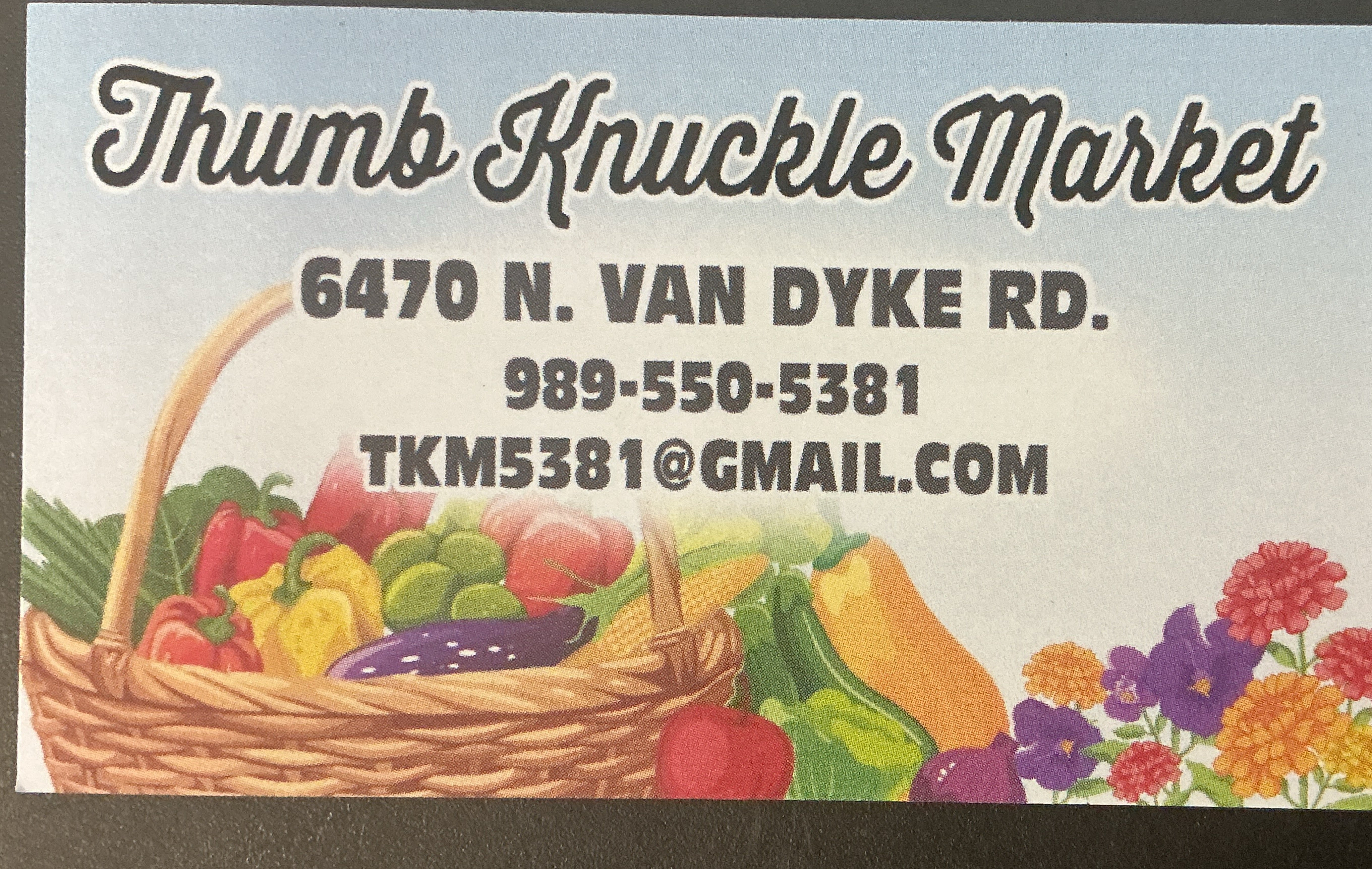 THUMBKNUCKLE MARKET INC