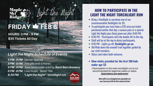 Light the night details