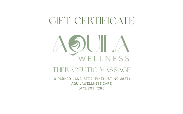 Aquila Wellness, Therapeutic Massage