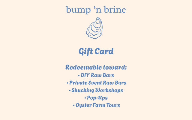 Bump 'n Brine