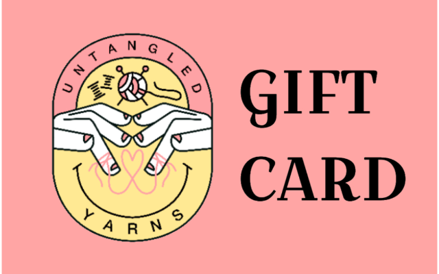 Printable Card Untangled Order Untangled Yarns Ltd eGift Cards