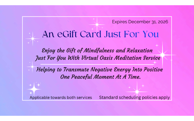 Virtual Oasis Meditation Service