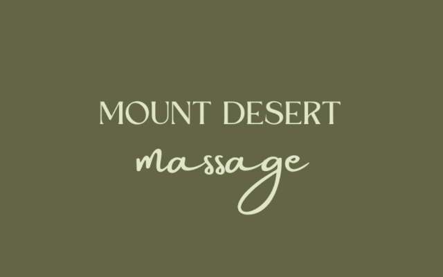 Mount Desert Massage