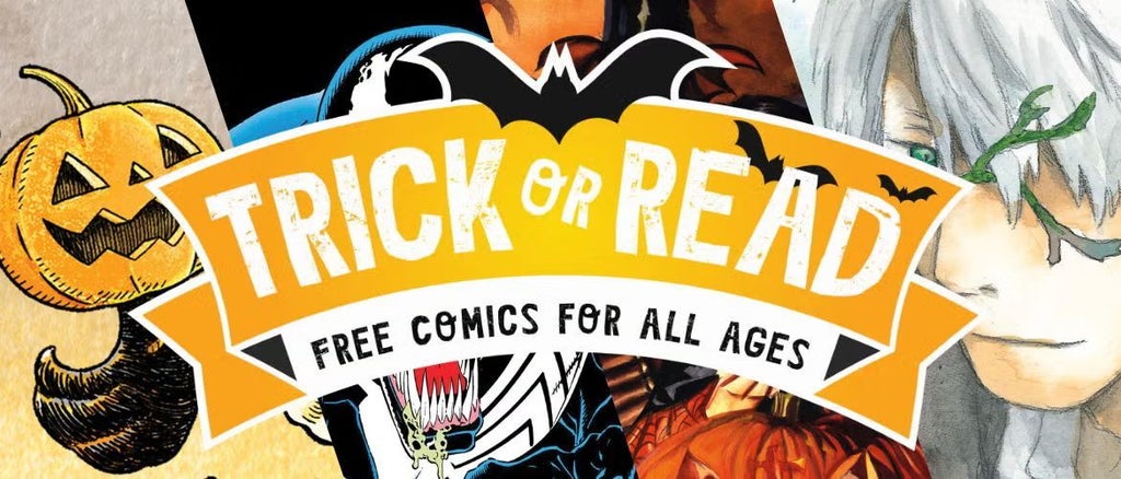 promotional graphic for Trick or Reader halloween event at our store Friday 31st